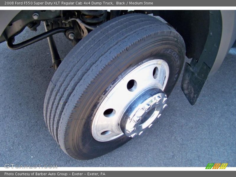 Black / Medium Stone 2008 Ford F550 Super Duty XLT Regular Cab 4x4 Dump Truck