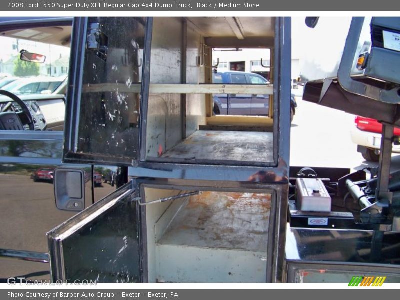 Black / Medium Stone 2008 Ford F550 Super Duty XLT Regular Cab 4x4 Dump Truck