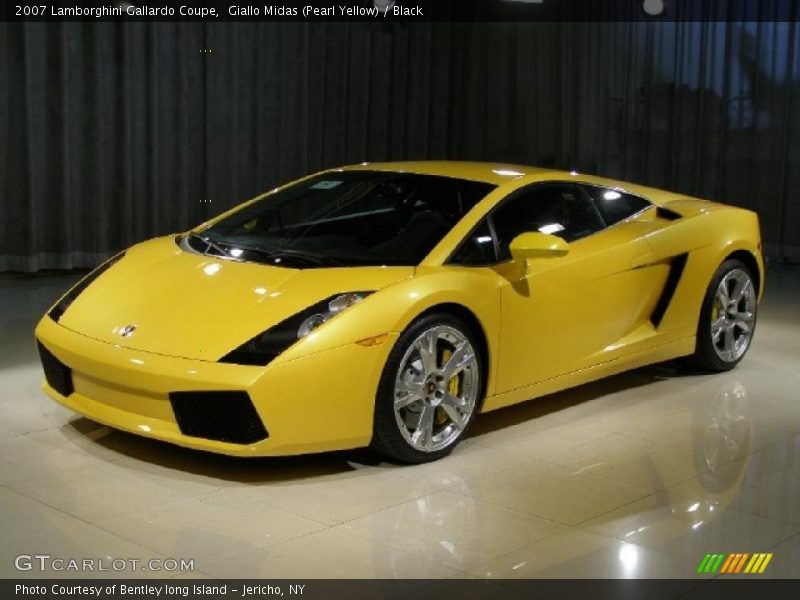 Giallo Midas (Pearl Yellow) / Black 2007 Lamborghini Gallardo Coupe