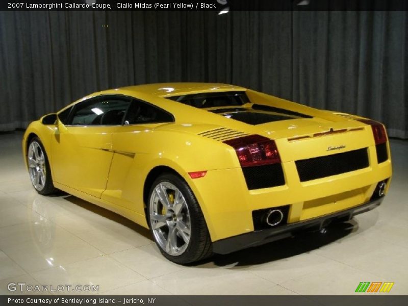 Giallo Midas (Pearl Yellow) / Black 2007 Lamborghini Gallardo Coupe