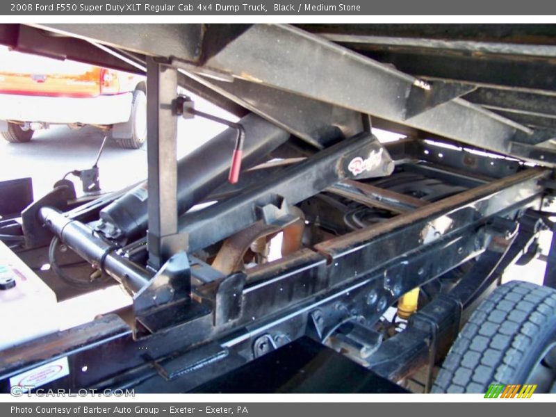 Black / Medium Stone 2008 Ford F550 Super Duty XLT Regular Cab 4x4 Dump Truck