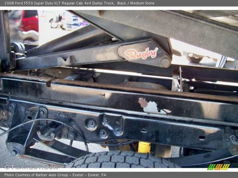 Black / Medium Stone 2008 Ford F550 Super Duty XLT Regular Cab 4x4 Dump Truck