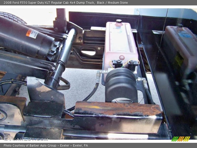 Black / Medium Stone 2008 Ford F550 Super Duty XLT Regular Cab 4x4 Dump Truck