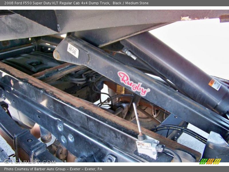 Black / Medium Stone 2008 Ford F550 Super Duty XLT Regular Cab 4x4 Dump Truck
