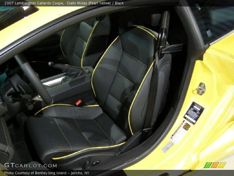 Giallo Midas (Pearl Yellow) / Black 2007 Lamborghini Gallardo Coupe