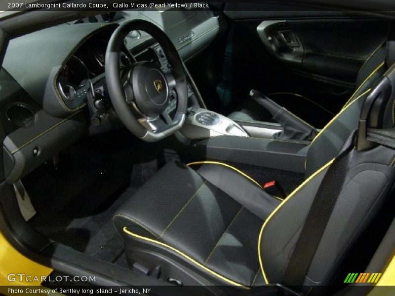 Giallo Midas (Pearl Yellow) / Black 2007 Lamborghini Gallardo Coupe