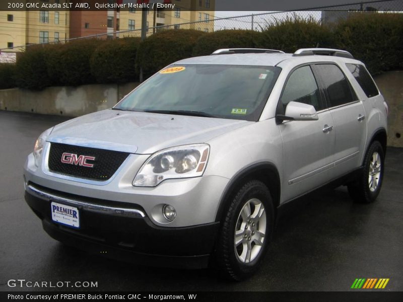 Quicksilver Metallic / Ebony 2009 GMC Acadia SLT AWD