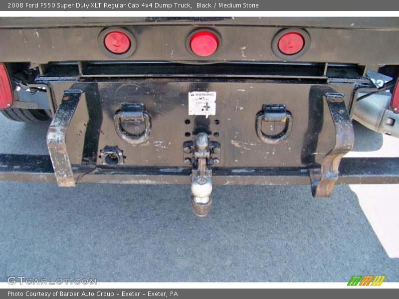 Black / Medium Stone 2008 Ford F550 Super Duty XLT Regular Cab 4x4 Dump Truck