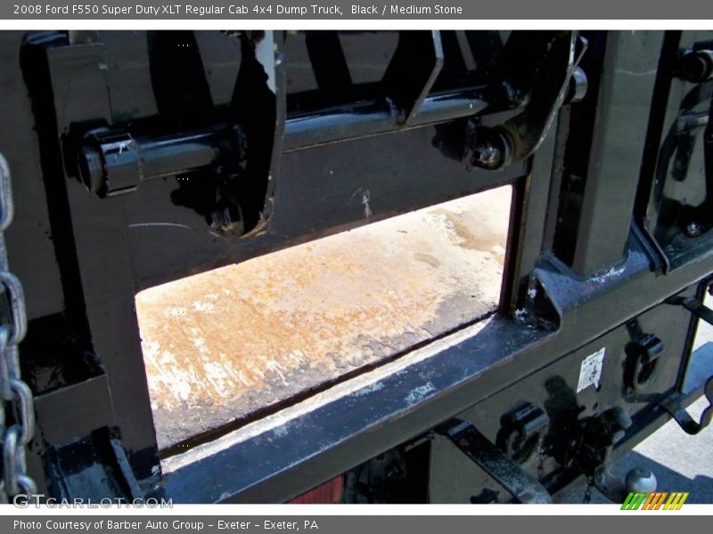 Black / Medium Stone 2008 Ford F550 Super Duty XLT Regular Cab 4x4 Dump Truck