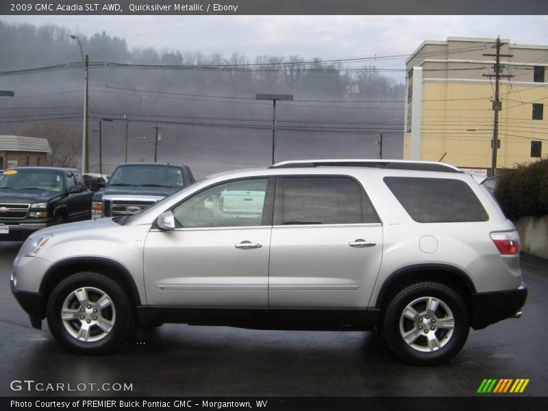 Quicksilver Metallic / Ebony 2009 GMC Acadia SLT AWD