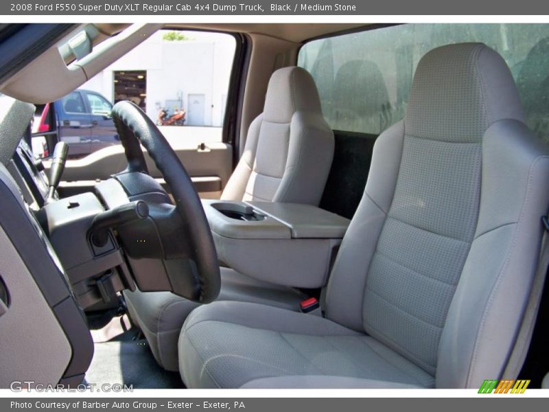 Black / Medium Stone 2008 Ford F550 Super Duty XLT Regular Cab 4x4 Dump Truck