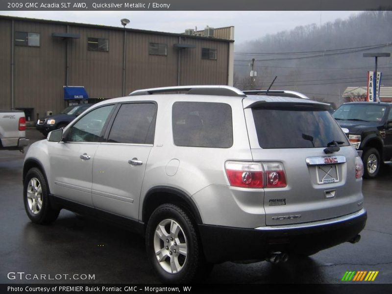 Quicksilver Metallic / Ebony 2009 GMC Acadia SLT AWD