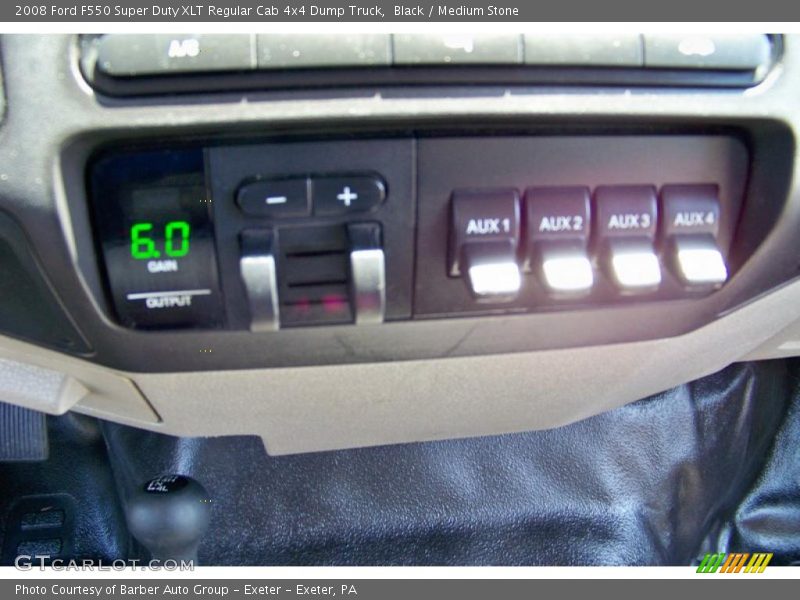 Black / Medium Stone 2008 Ford F550 Super Duty XLT Regular Cab 4x4 Dump Truck