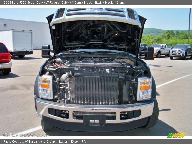 Black / Medium Stone 2008 Ford F550 Super Duty XLT Regular Cab 4x4 Dump Truck