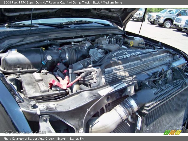 Black / Medium Stone 2008 Ford F550 Super Duty XLT Regular Cab 4x4 Dump Truck