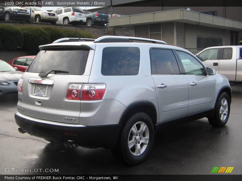 Quicksilver Metallic / Ebony 2009 GMC Acadia SLT AWD