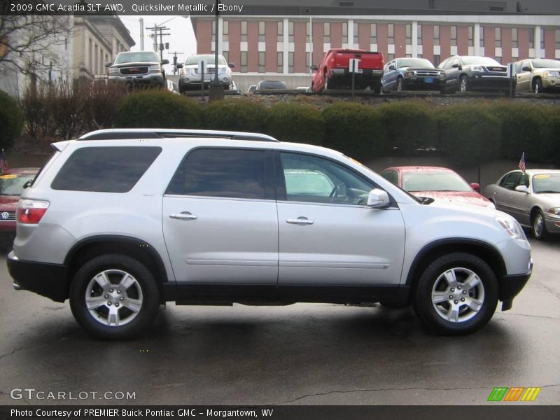 Quicksilver Metallic / Ebony 2009 GMC Acadia SLT AWD