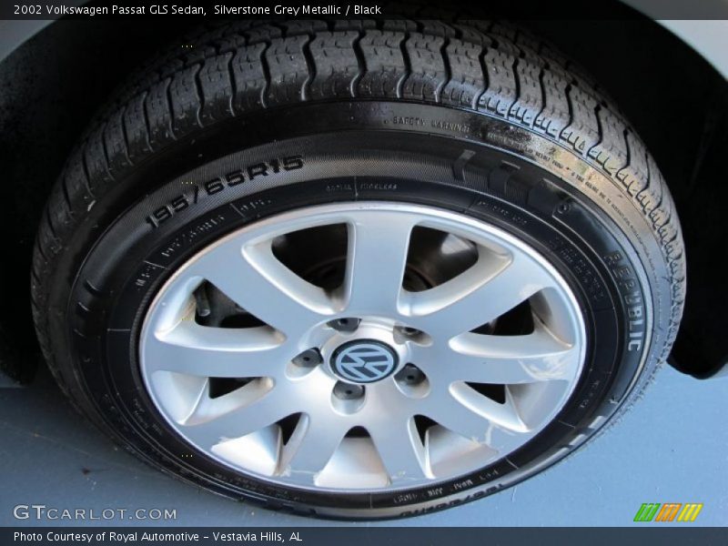 Silverstone Grey Metallic / Black 2002 Volkswagen Passat GLS Sedan