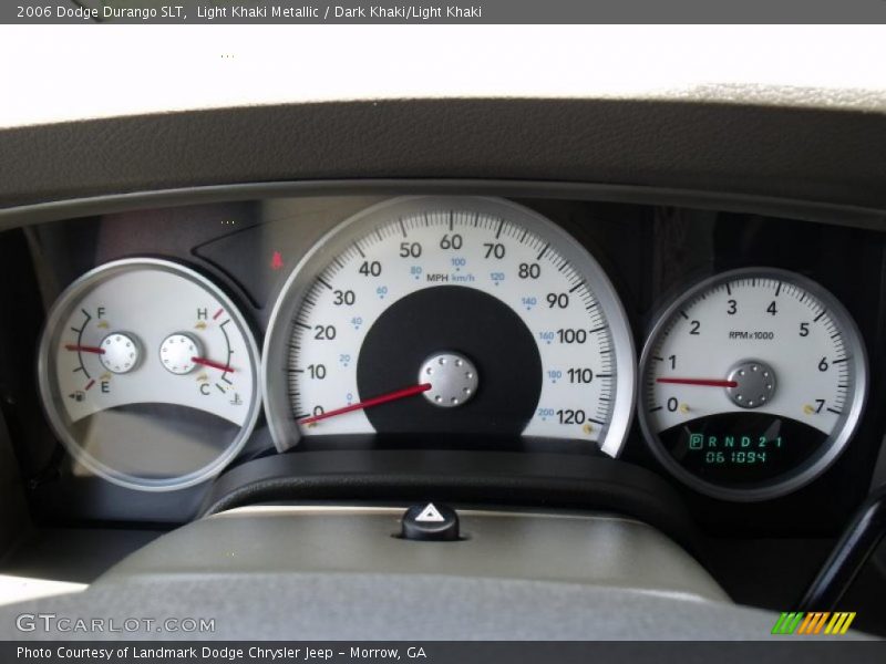 Light Khaki Metallic / Dark Khaki/Light Khaki 2006 Dodge Durango SLT