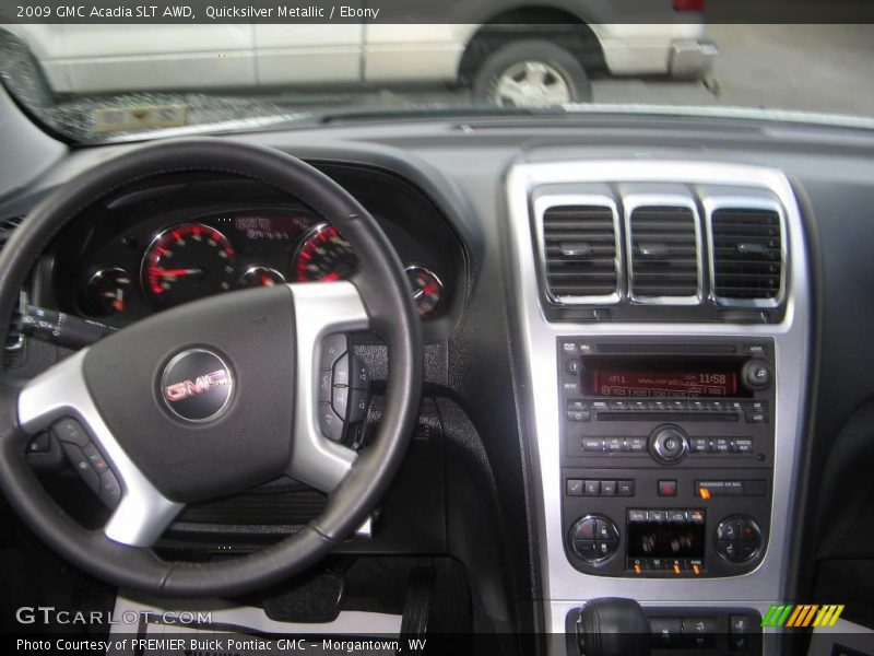 Quicksilver Metallic / Ebony 2009 GMC Acadia SLT AWD