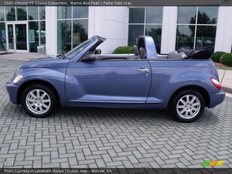 Marine Blue Pearl / Pastel Slate Gray 2007 Chrysler PT Cruiser Convertible