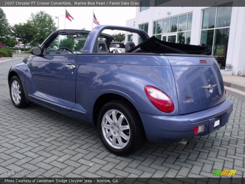 Marine Blue Pearl / Pastel Slate Gray 2007 Chrysler PT Cruiser Convertible