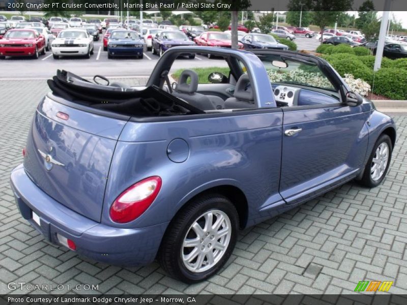 Marine Blue Pearl / Pastel Slate Gray 2007 Chrysler PT Cruiser Convertible