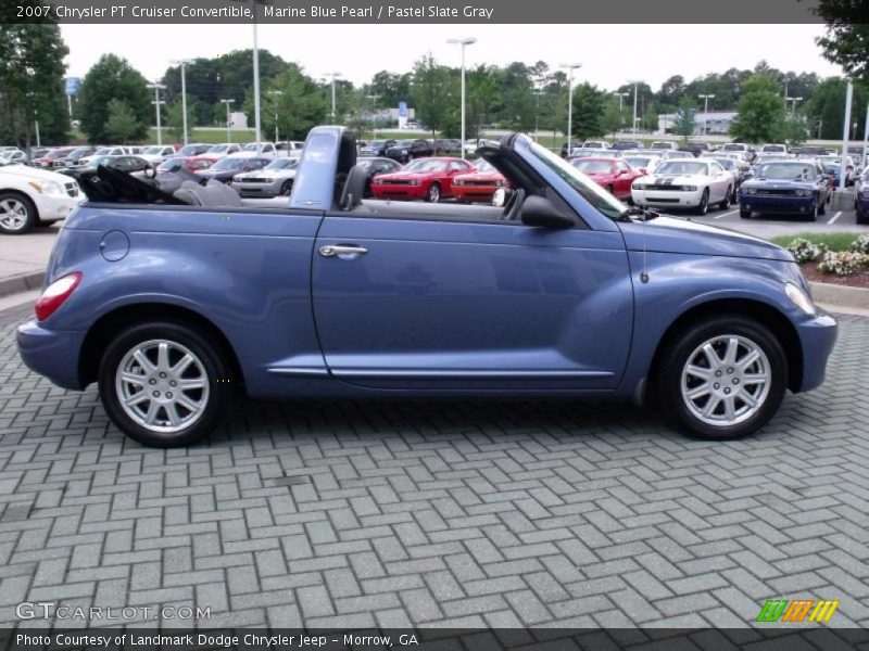 Marine Blue Pearl / Pastel Slate Gray 2007 Chrysler PT Cruiser Convertible