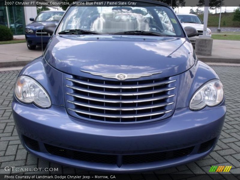 Marine Blue Pearl / Pastel Slate Gray 2007 Chrysler PT Cruiser Convertible