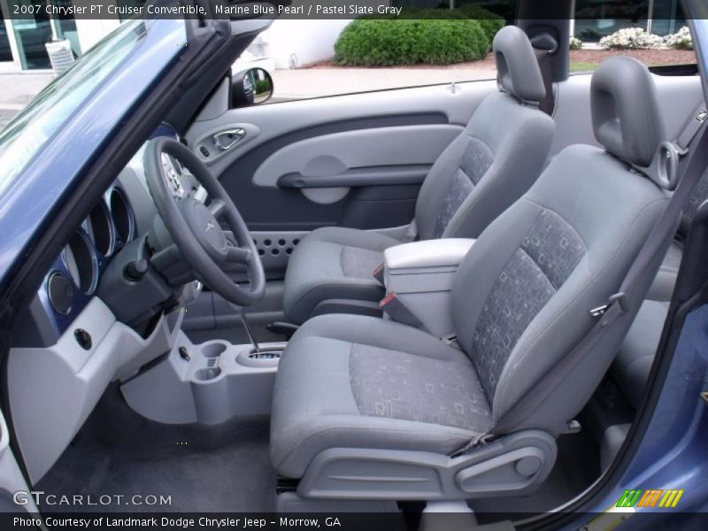 Marine Blue Pearl / Pastel Slate Gray 2007 Chrysler PT Cruiser Convertible