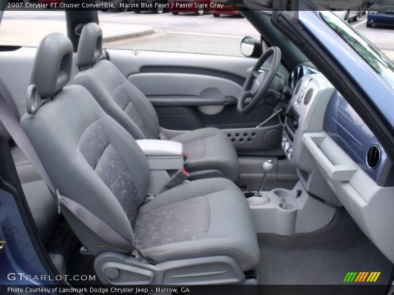 Marine Blue Pearl / Pastel Slate Gray 2007 Chrysler PT Cruiser Convertible