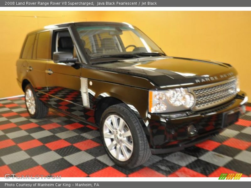 Java Black Pearlescent / Jet Black 2008 Land Rover Range Rover V8 Supercharged