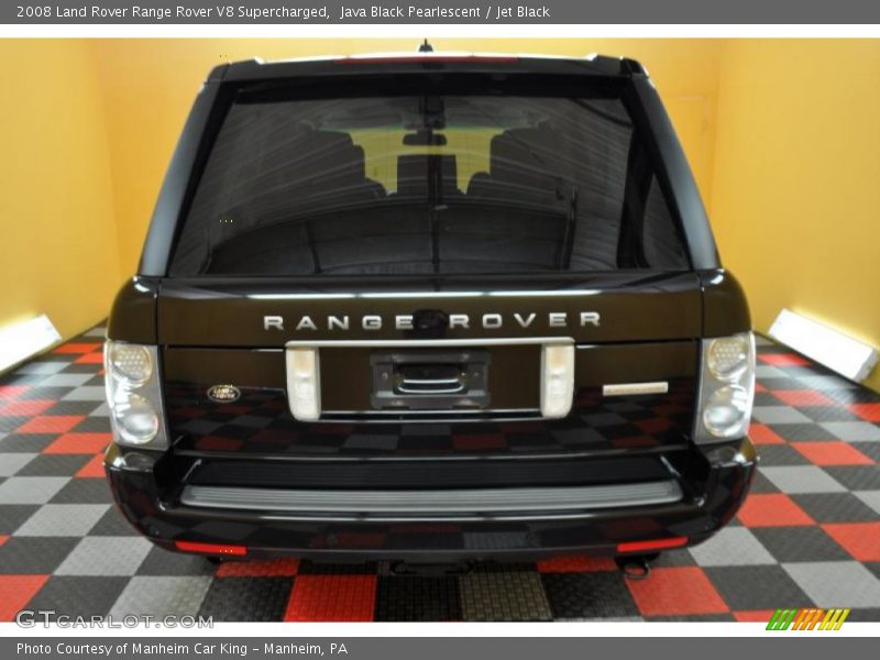 Java Black Pearlescent / Jet Black 2008 Land Rover Range Rover V8 Supercharged