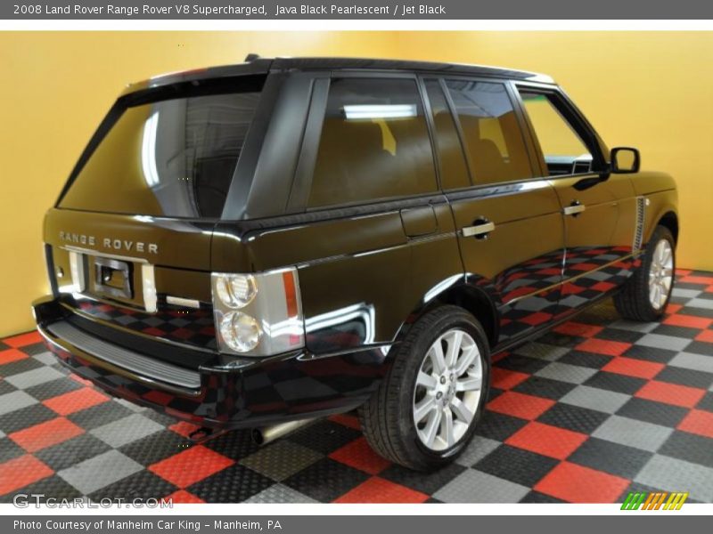 Java Black Pearlescent / Jet Black 2008 Land Rover Range Rover V8 Supercharged
