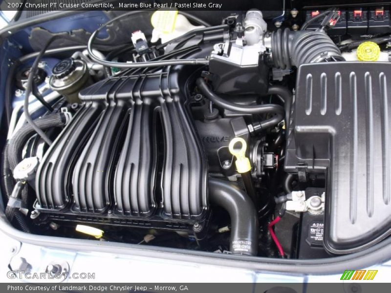 Marine Blue Pearl / Pastel Slate Gray 2007 Chrysler PT Cruiser Convertible