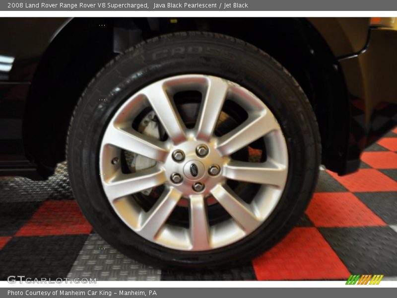 Java Black Pearlescent / Jet Black 2008 Land Rover Range Rover V8 Supercharged