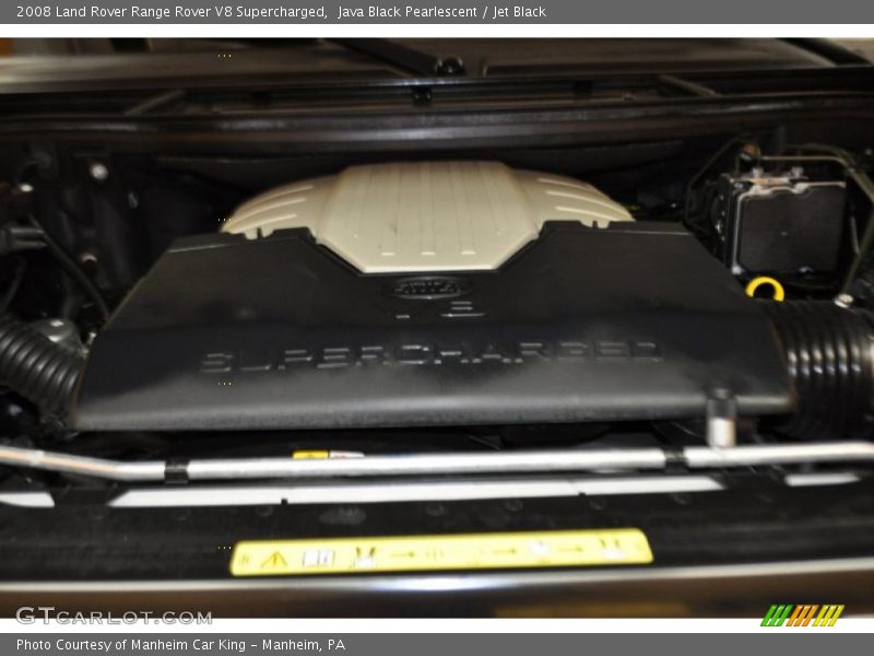 Java Black Pearlescent / Jet Black 2008 Land Rover Range Rover V8 Supercharged