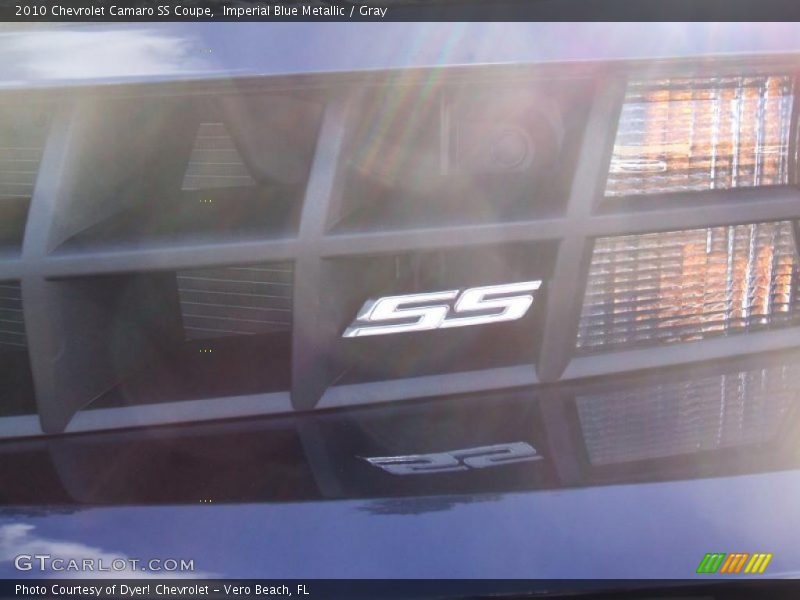 Imperial Blue Metallic / Gray 2010 Chevrolet Camaro SS Coupe