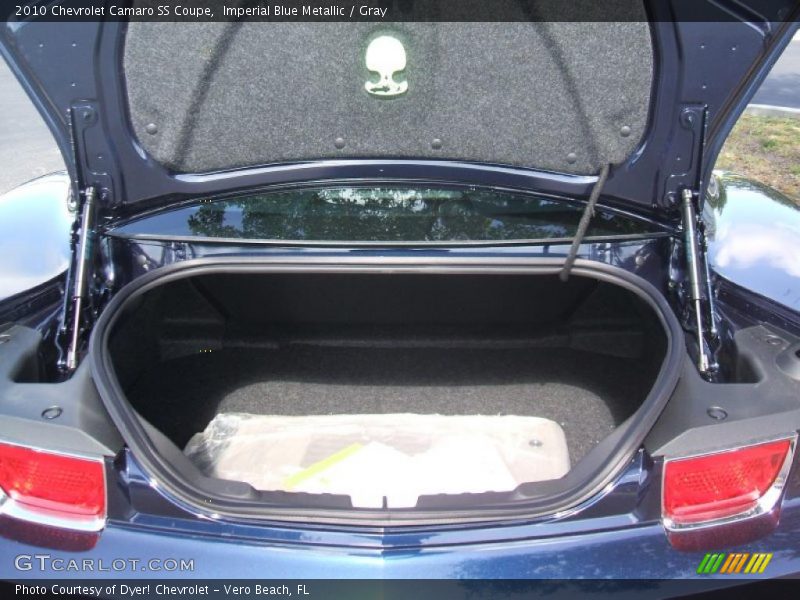 Imperial Blue Metallic / Gray 2010 Chevrolet Camaro SS Coupe