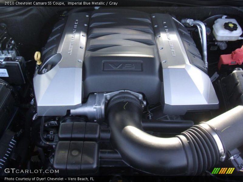 Imperial Blue Metallic / Gray 2010 Chevrolet Camaro SS Coupe