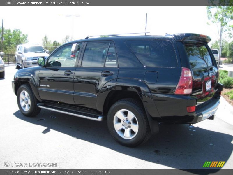 Black / Taupe 2003 Toyota 4Runner Limited 4x4