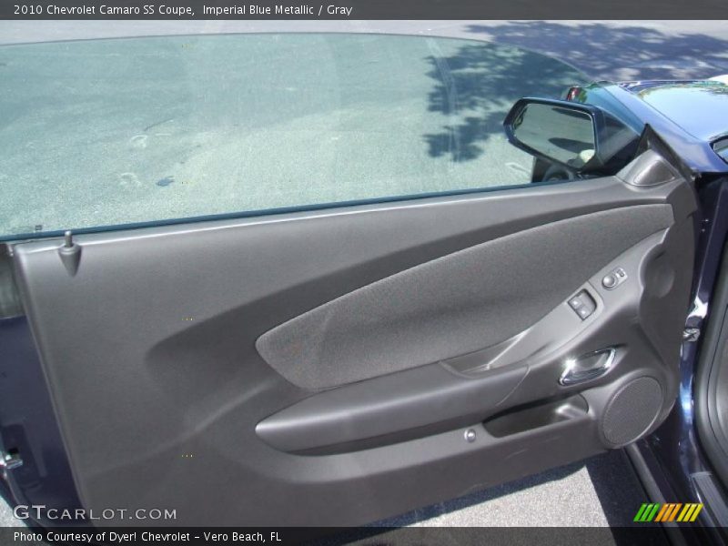 Imperial Blue Metallic / Gray 2010 Chevrolet Camaro SS Coupe