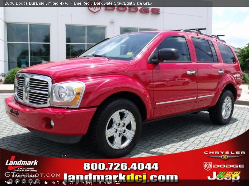 Flame Red / Dark Slate Gray/Light Slate Gray 2006 Dodge Durango Limited 4x4