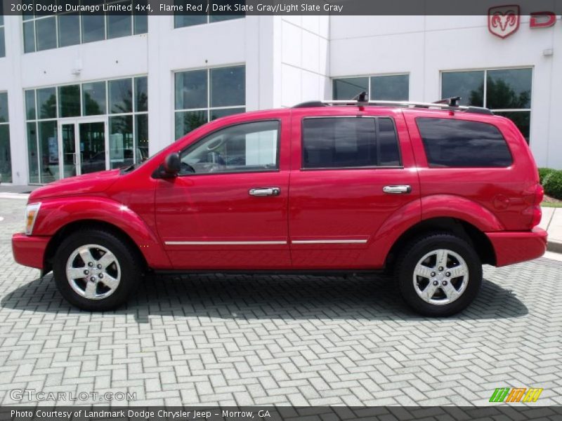 Flame Red / Dark Slate Gray/Light Slate Gray 2006 Dodge Durango Limited 4x4