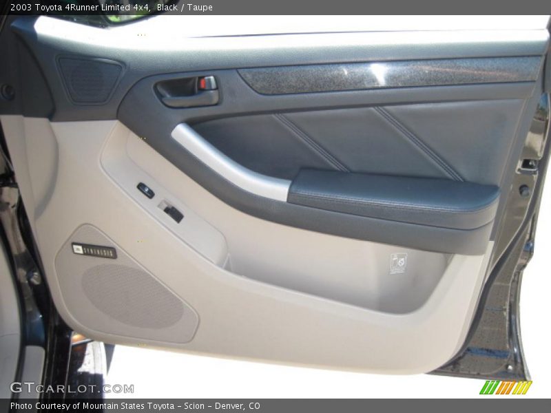 Black / Taupe 2003 Toyota 4Runner Limited 4x4