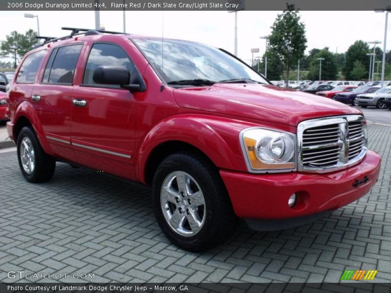 Flame Red / Dark Slate Gray/Light Slate Gray 2006 Dodge Durango Limited 4x4