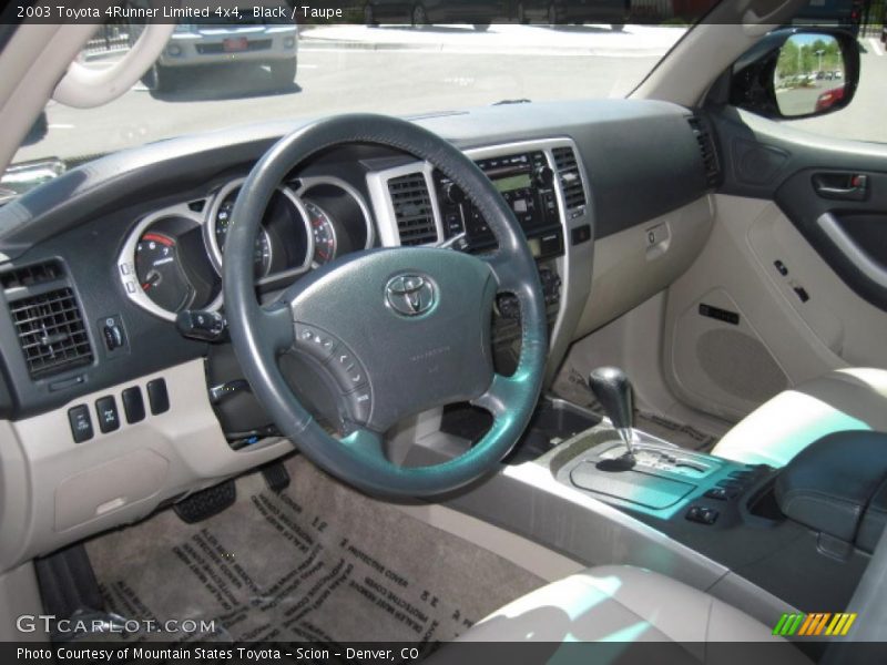 Black / Taupe 2003 Toyota 4Runner Limited 4x4