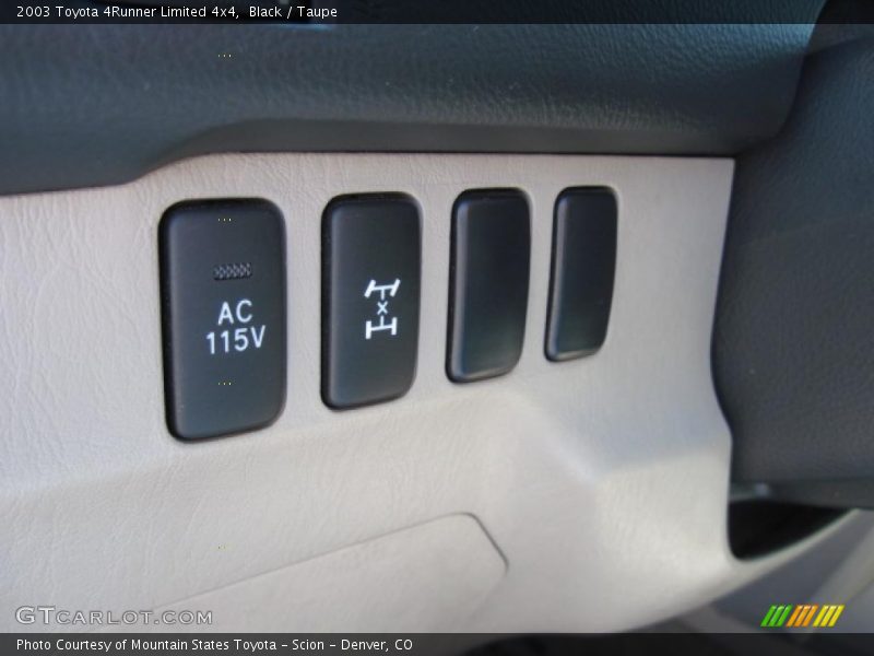 Black / Taupe 2003 Toyota 4Runner Limited 4x4