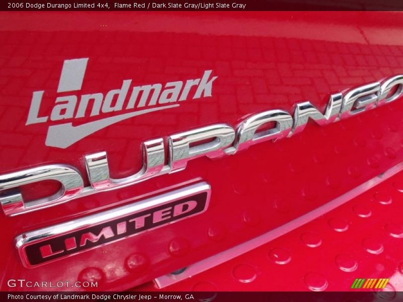 Flame Red / Dark Slate Gray/Light Slate Gray 2006 Dodge Durango Limited 4x4