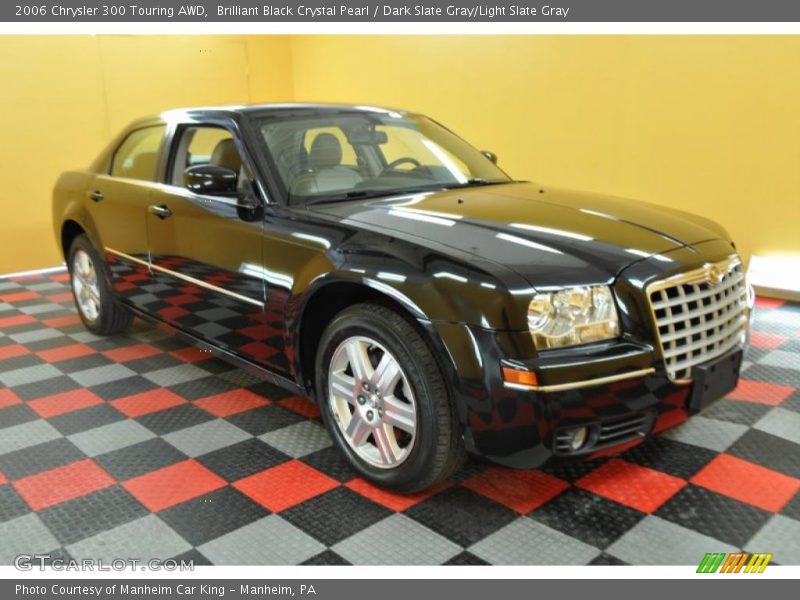 Brilliant Black Crystal Pearl / Dark Slate Gray/Light Slate Gray 2006 Chrysler 300 Touring AWD